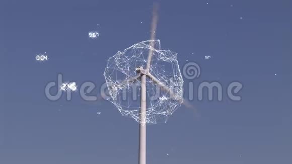 风力发电机组及白色数据视频的预览图