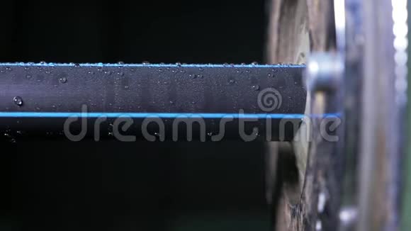 管道制造生产线塑料水管厂制造制作塑料管的过程视频的预览图