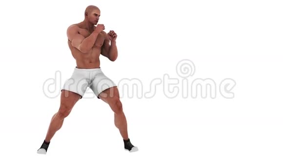健美运动员强拳与阿尔法视频的预览图