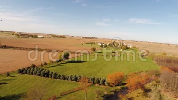 空中农业农田景观视频的预览图