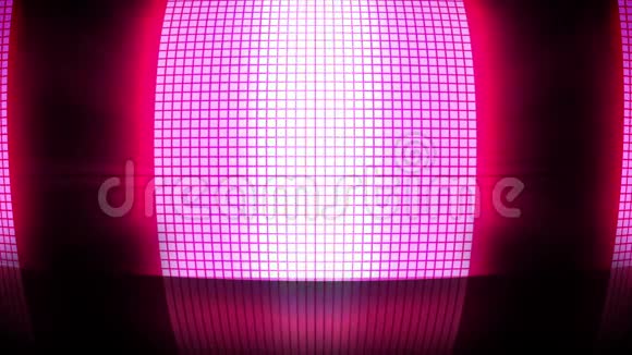 明亮的粉红色迪斯科灯视频的预览图