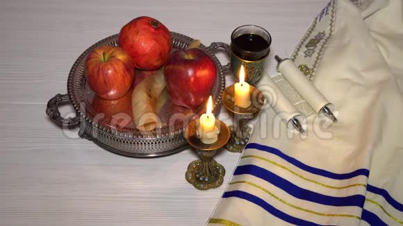 罗什哈沙纳犹太新年假期概念视频的预览图