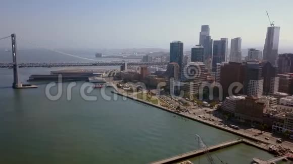 旧金山的美丽鸟瞰图视频的预览图