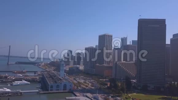 旧金山的美丽鸟瞰图视频的预览图