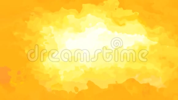 水彩画效果阳光黄色视频的预览图