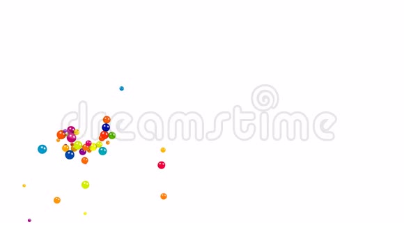 由球体形成的31的彩色数字视频的预览图
