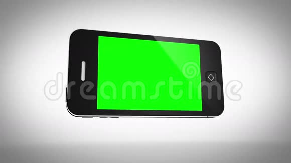 智能手机统计数字前有绿色屏幕视频的预览图