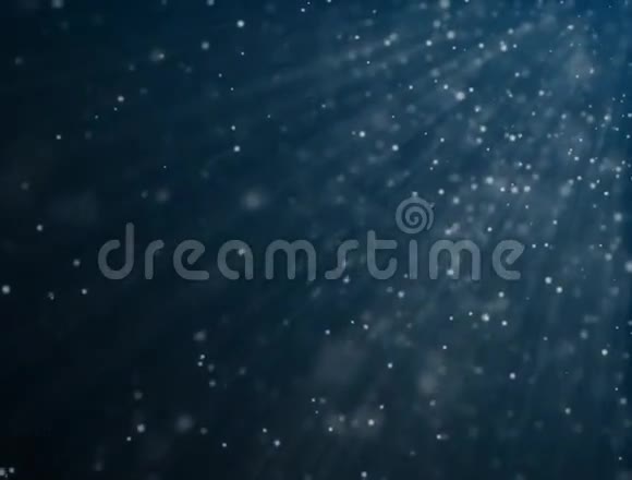 水下漂浮粒子的无缝背景视频的预览图