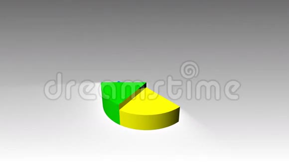 3动画的彩色饼图成长视频的预览图