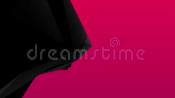 彩色背景3D黑色抽象4k循环材料设计动画视频的预览图