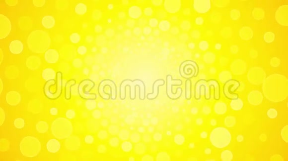 旋转明亮的黄色背景与圆形夏季太阳视频的预览图
