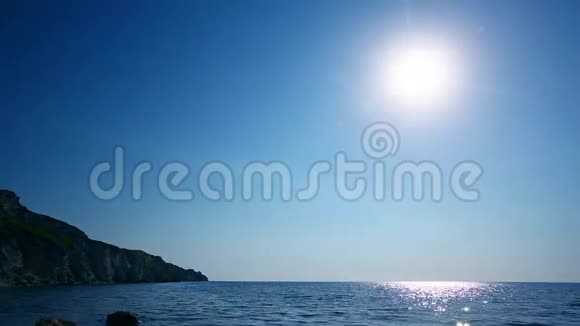 阳光景观夏日大海视频的预览图