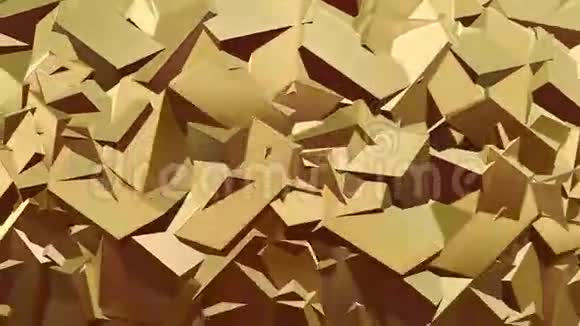 金色的抽象脊面视频的预览图