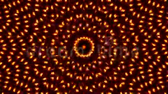 4许多黄红色恒星的K环序视频的预览图