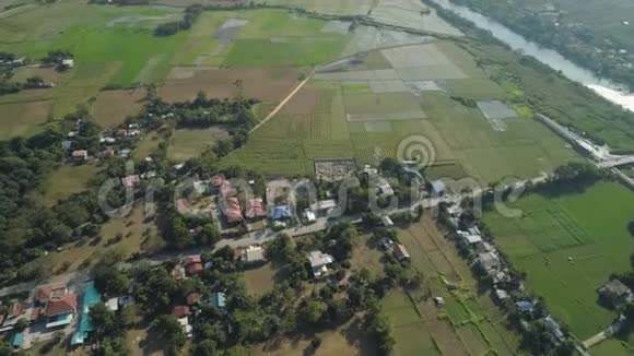 景观与水稻梯田菲律宾吕宋视频的预览图