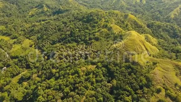 菲律宾波霍尔山谷的山景视频的预览图