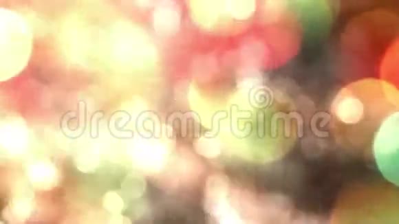 彩色背景上的波克粒子视频的预览图