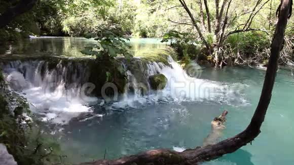 国家公园的小瀑布视频的预览图