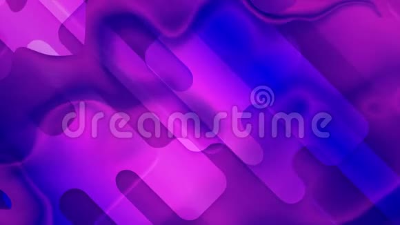 蓝紫液体几何抽象视频动画视频的预览图