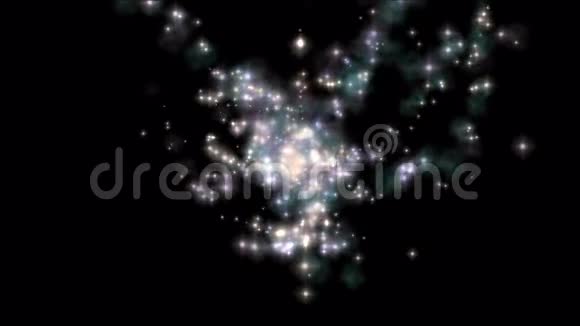 烟花烟雾庆祝舞台背景抽象粒子VJ背景视频的预览图