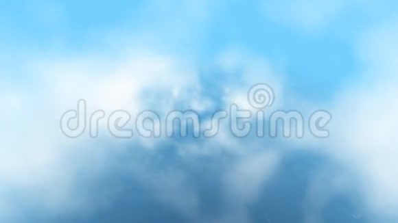 云在雨中飞循环股票镜头视频的预览图