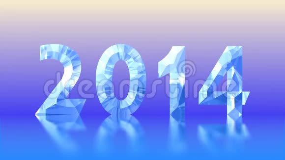 动画变化2014至2015年标题新年视频的预览图