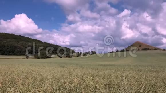 捷克波西米亚高地Cicov山景观视频的预览图