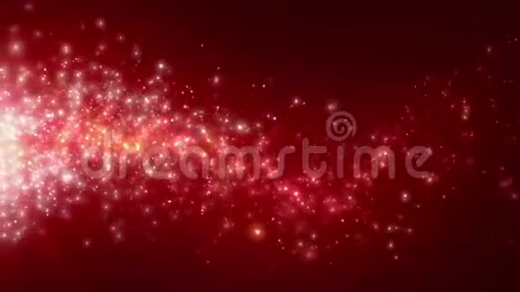 光红色漂移粒子视频的预览图