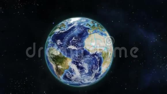 地球和卫星的蒙太奇视频的预览图