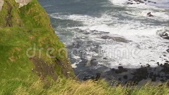 爱尔兰美丽的海岸线视频的预览图