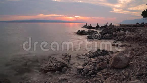 海滩达尔马提亚克罗地亚视频的预览图
