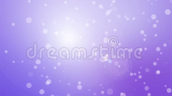 发光动画紫色bokeh背景视频的预览图