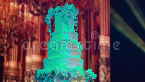在婚礼上庆祝蛋糕视频的预览图