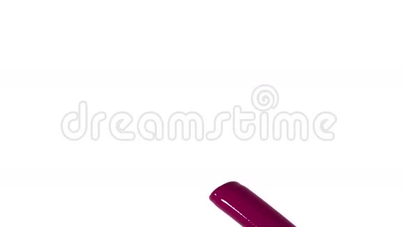 紫色流体流慢慢地击中屏幕彩色液体视频的预览图