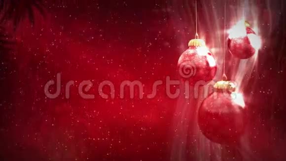 圣诞装饰四季问候视频的预览图