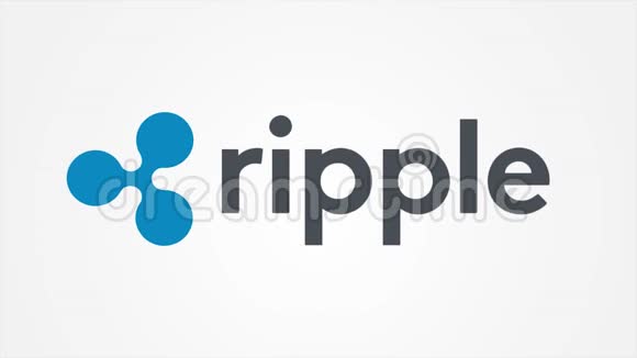 Ripple的概念一个加密货币区块链数字货币视频的预览图