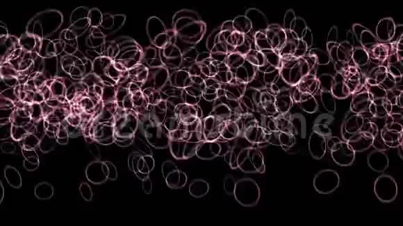 抽象滴水液椭圆形背景滴点豆泡视频的预览图
