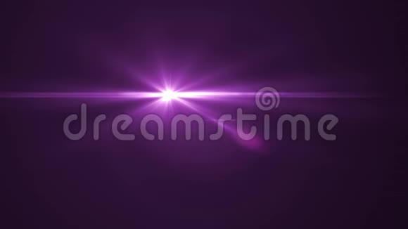 闪光褪色移动紫光标志光学镜头星光耀斑闪亮动画循环背景新品质自然视频的预览图