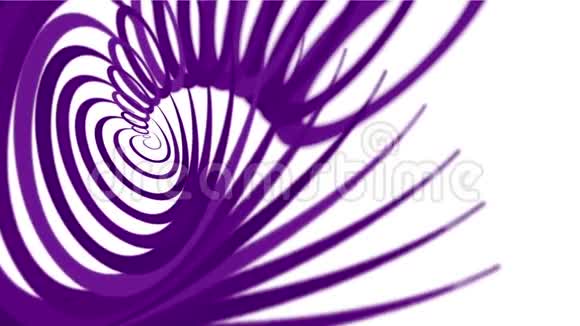 抽象螺旋线碎片纸螺旋粒子带状曲线背景视频的预览图
