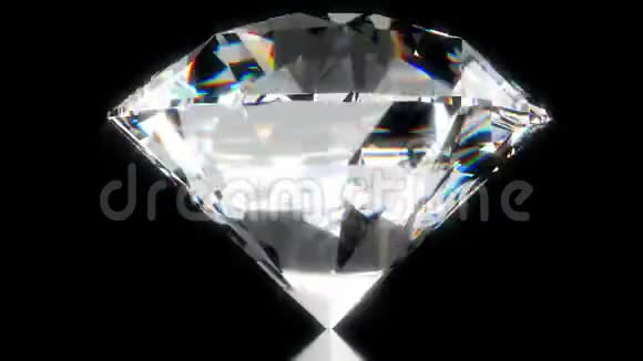 钻石美丽的背景无缝三维动画视频的预览图