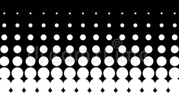 圆点图案动画现代几何圈循环动画视频的预览图