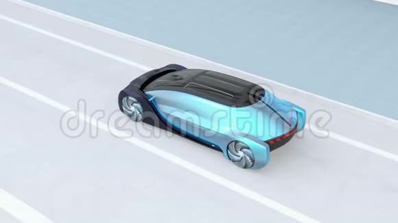 燃料电池驱动的自动汽车加油燃料电池氢站视频的预览图