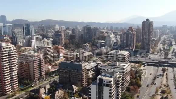 圣地亚哥的城市景观建筑视频的预览图