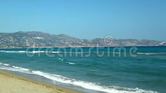 希腊美丽的海岸视频的预览图