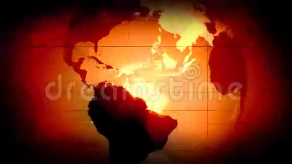 几何Grunge地球动画视频的预览图