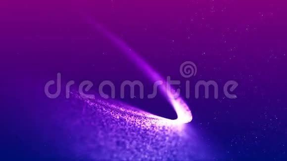 高清循环背景与漂亮的抽象紫色线条视频的预览图