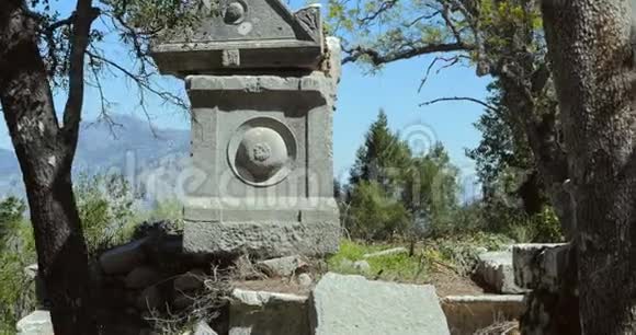 土耳其安塔利亚附近的古城Thermessos视频的预览图