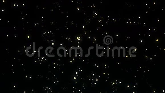 夜空闪耀的星星动画视频的预览图