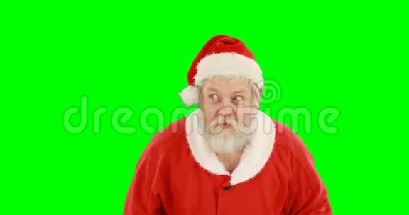 圣诞老人嘴唇上戴着手指视频的预览图