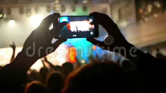 音乐音乐会电话摄像机视频的预览图